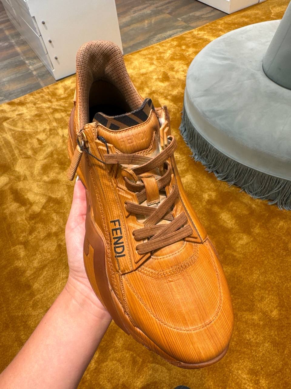 FENDI Sneakers side view - Men's luxury Shoes