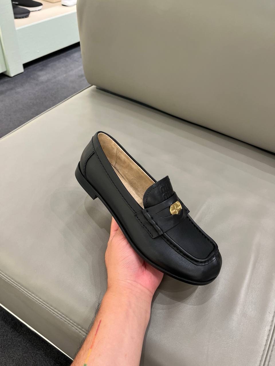 MIU MIU Moccasins front view - Women's luxury Shoes