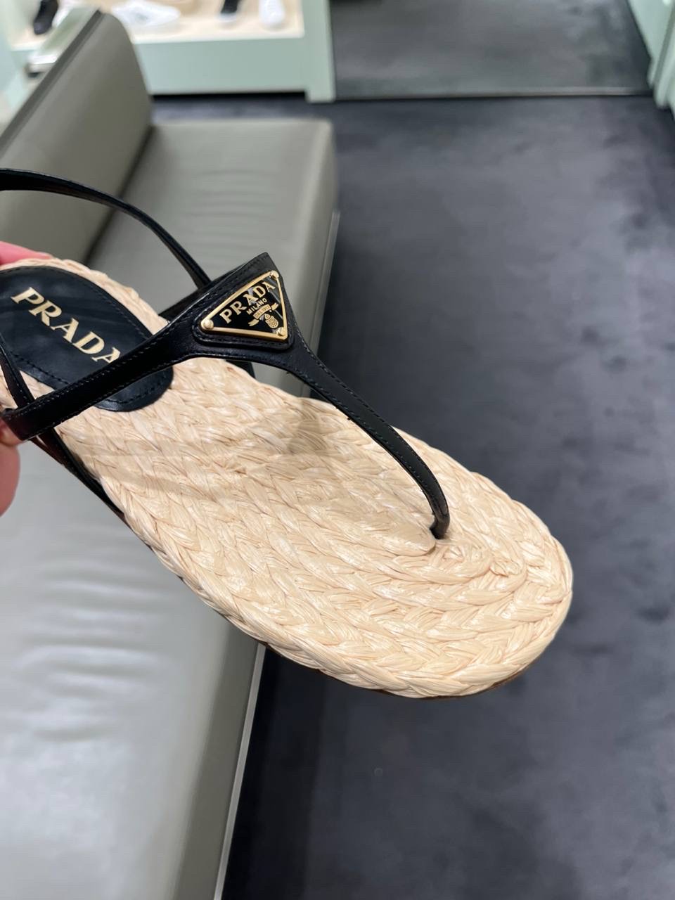 PRADA Sandals side view - Women's luxury Shoes