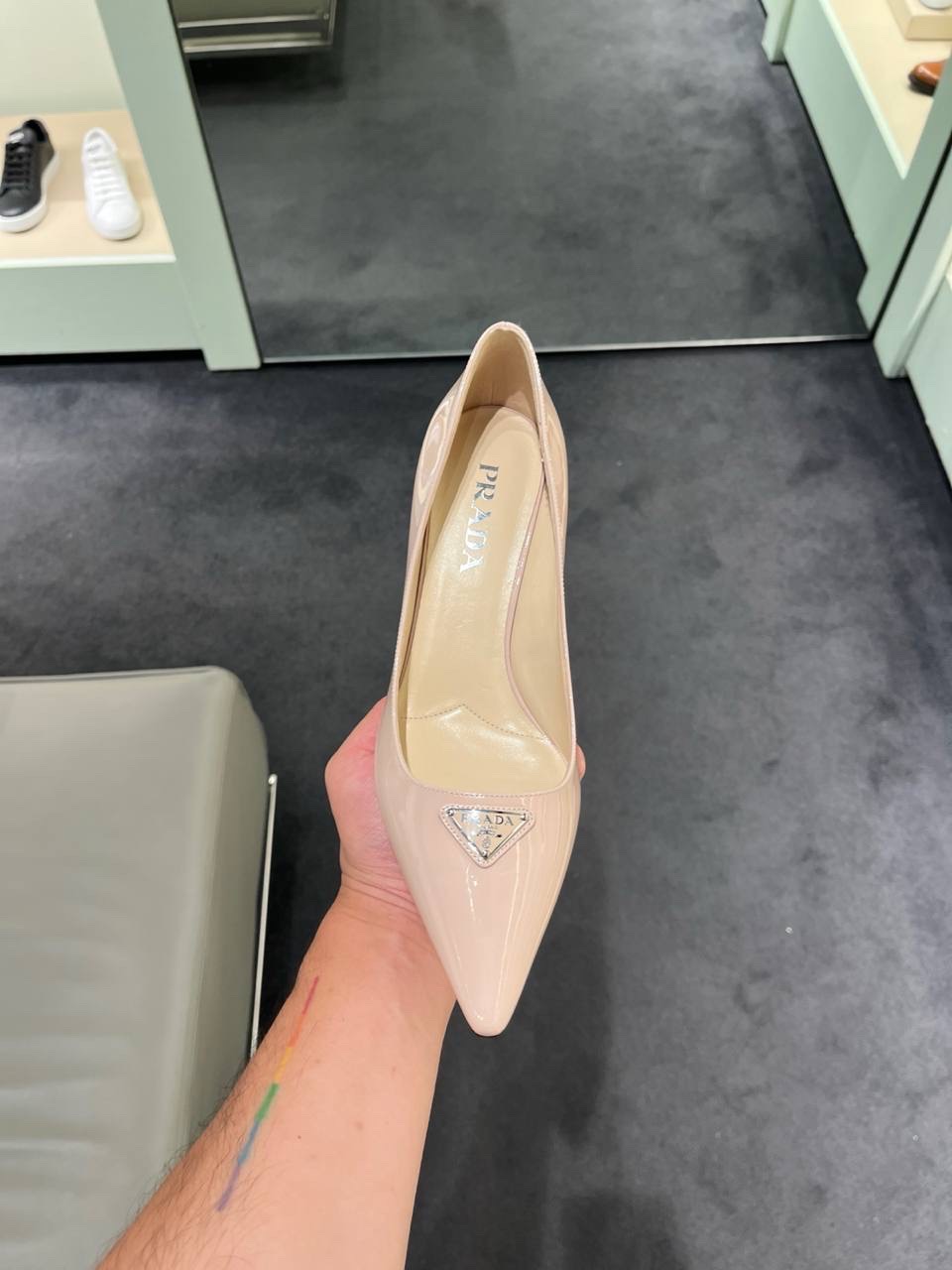PRADA Pumps side view - Women's luxury Shoes