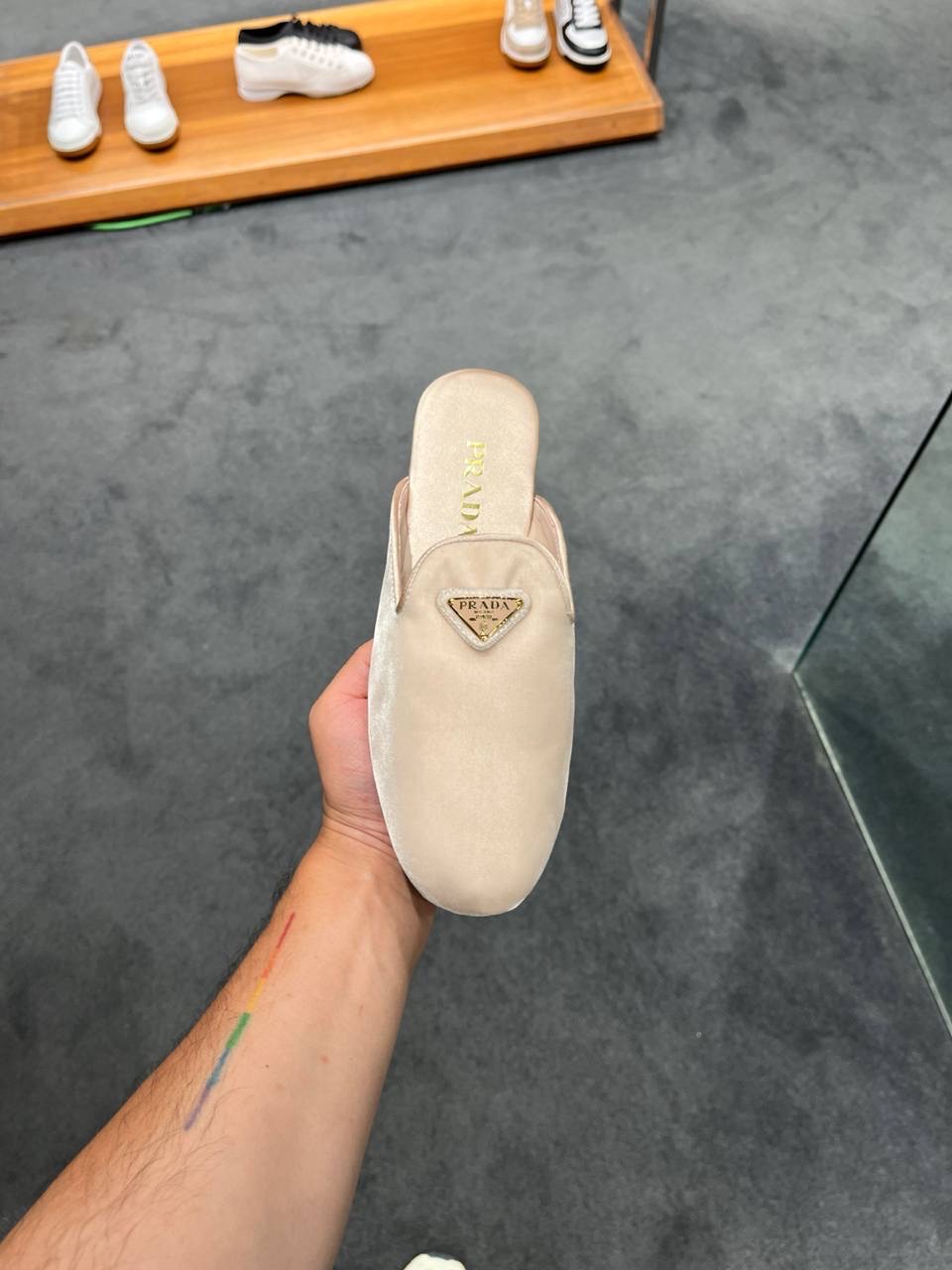 PRADA Mules side view - Women's luxury Shoes