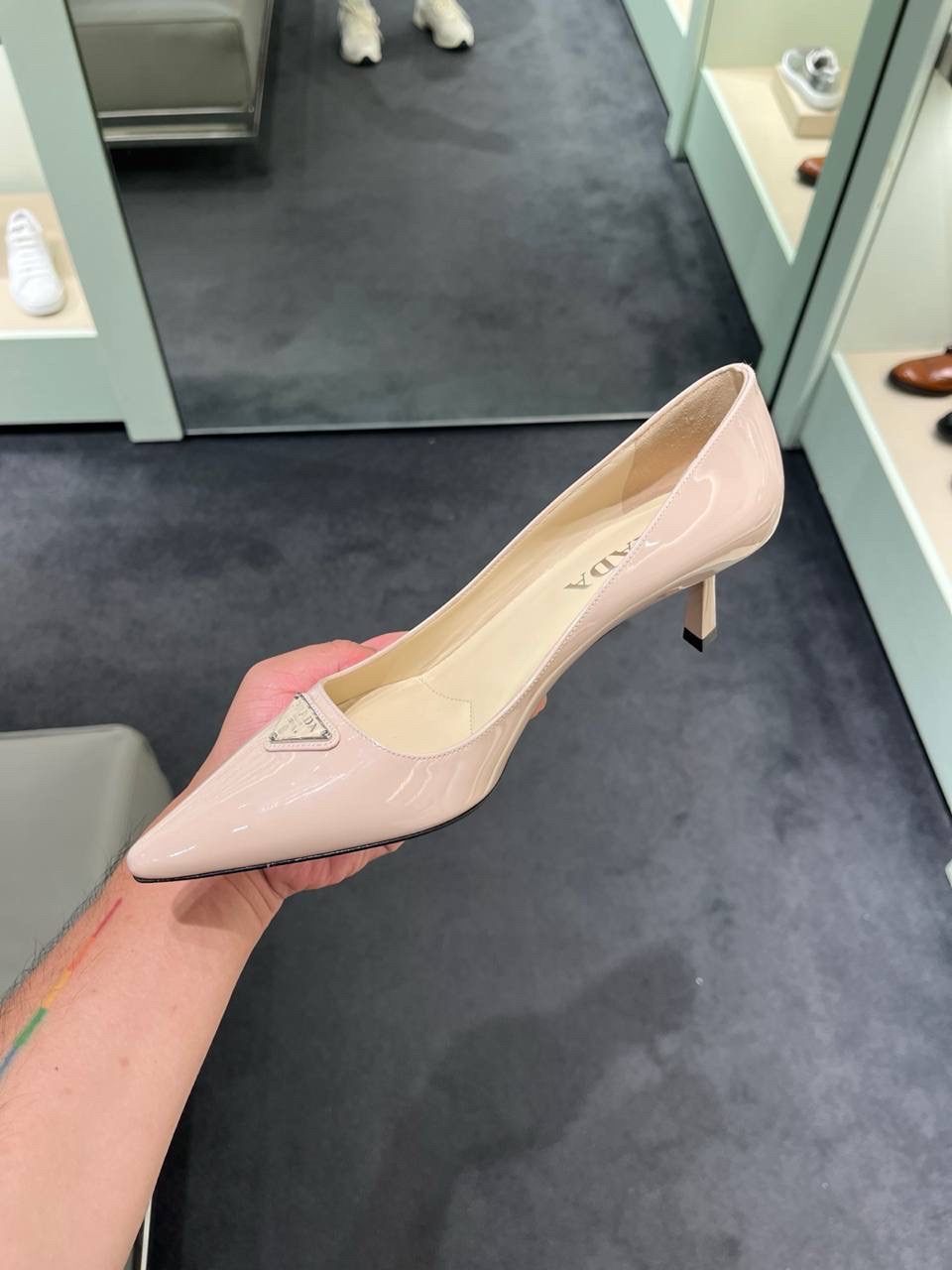 PRADA Pumps side view - Women's luxury Shoes