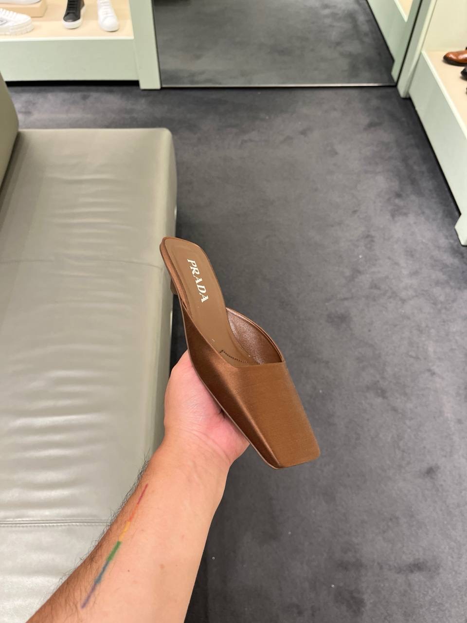 PRADA Mules side view - Women's luxury Shoes
