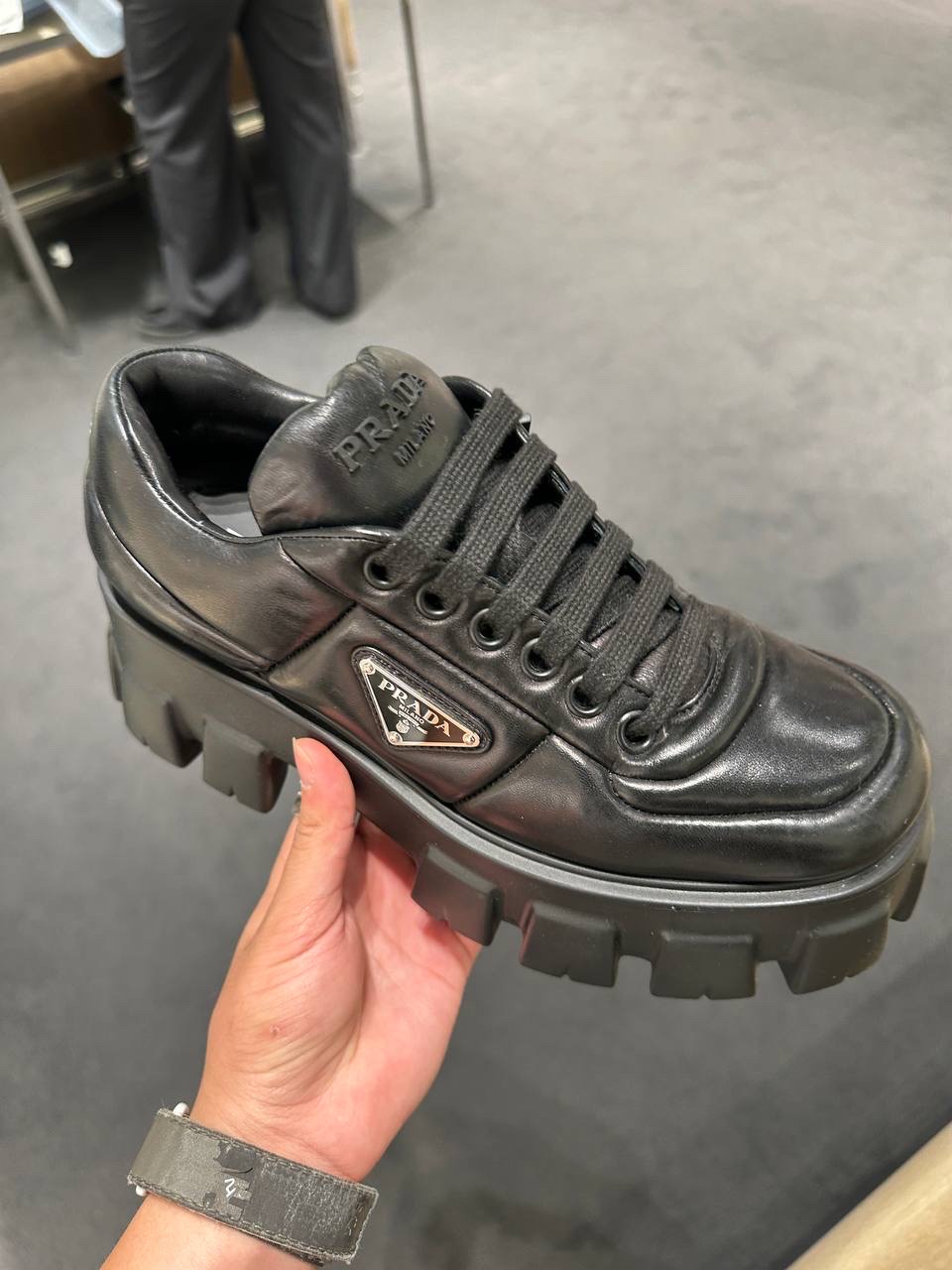 PRADA Boots side view - Women's luxury Shoes