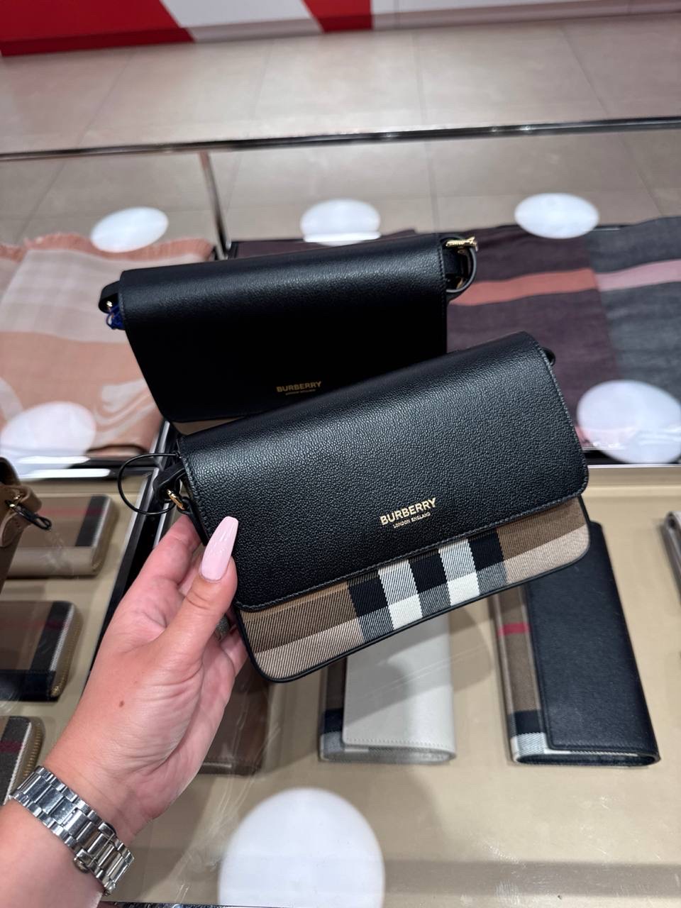 BURBERRY Crossbody bags side view - Women's luxury Bags