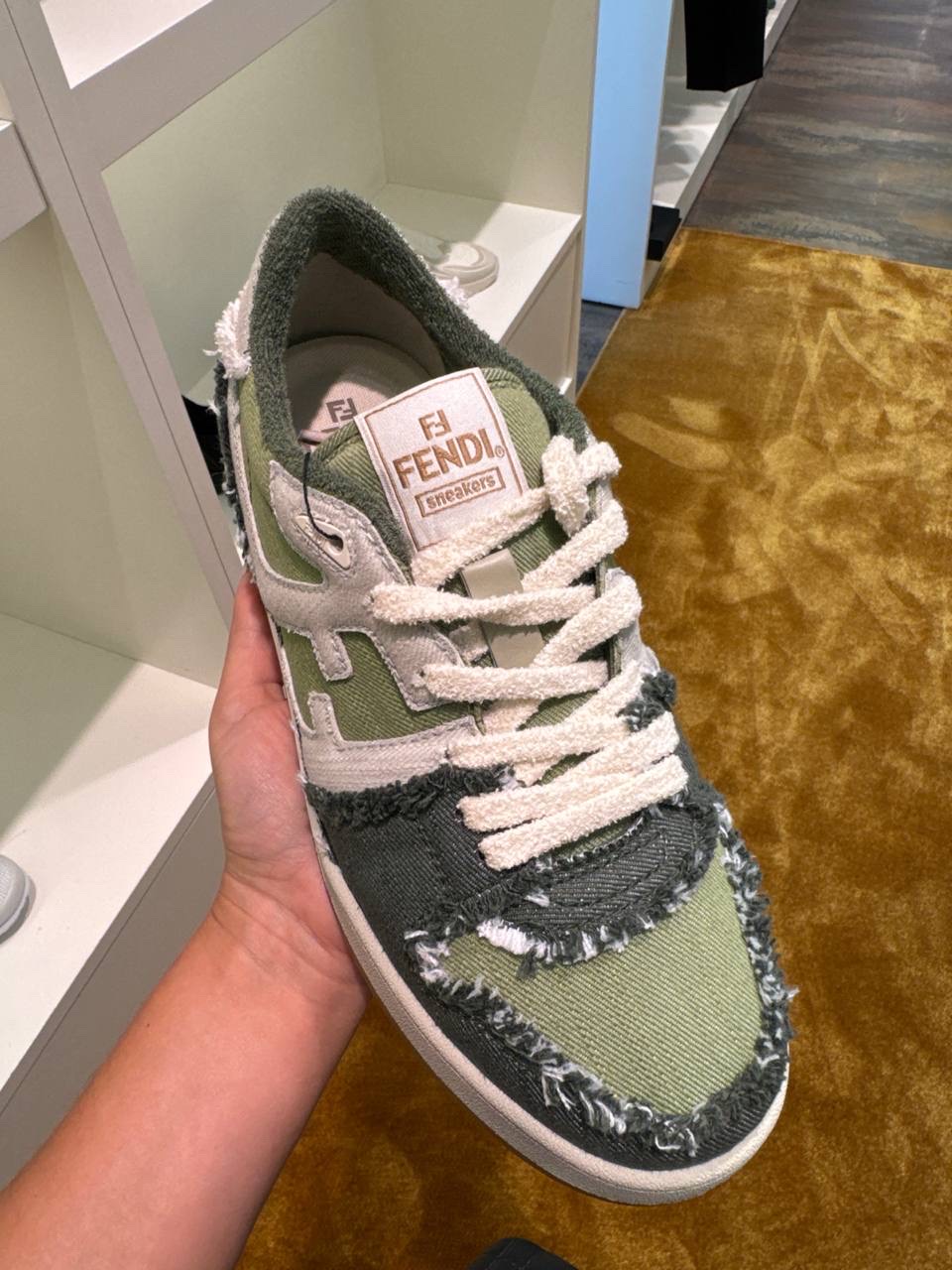 FENDI Sneakers side view - Men's luxury Shoes