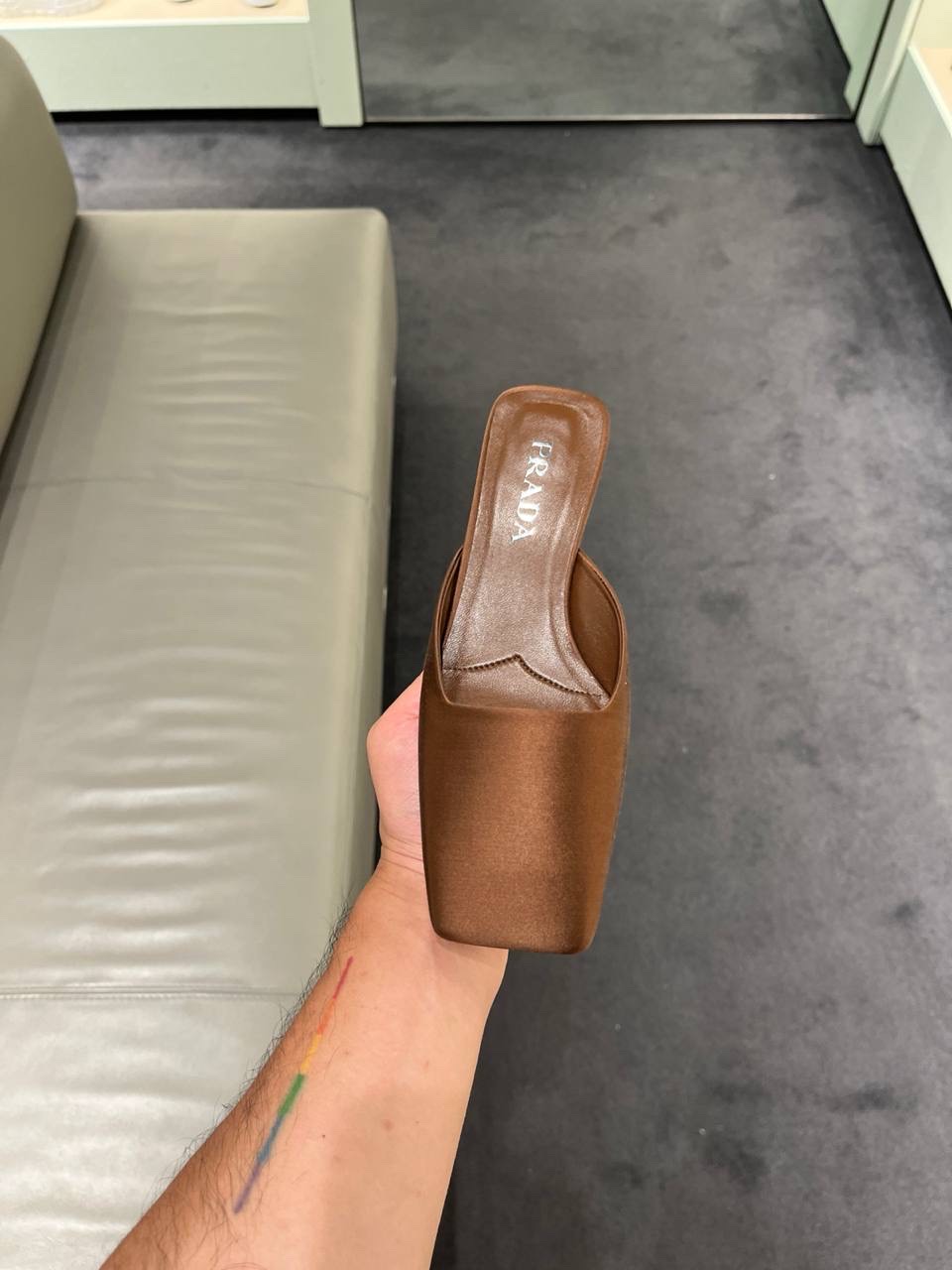 PRADA Mules side view - Women's luxury Shoes