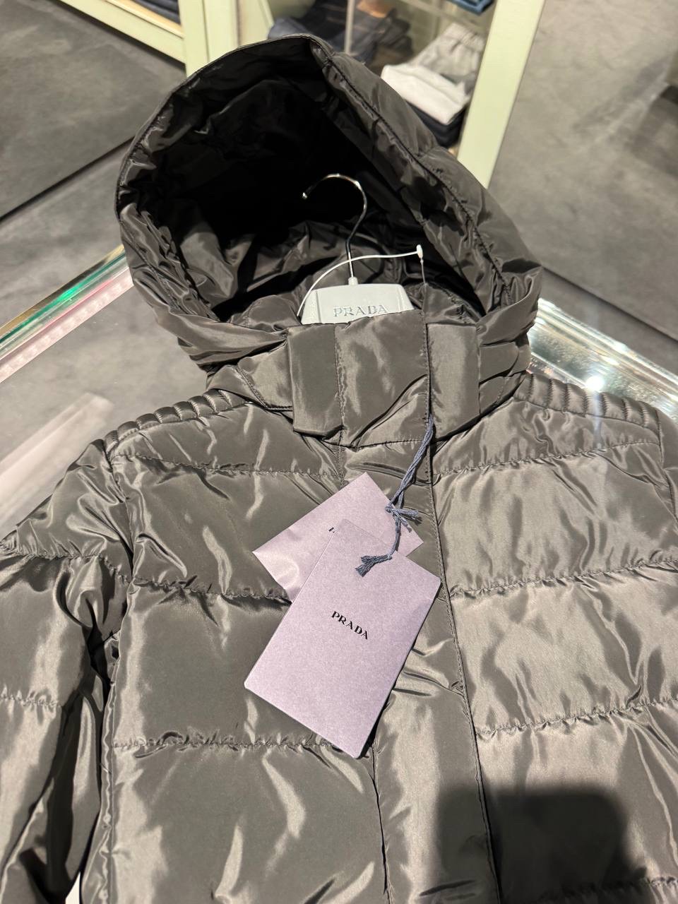 PRADA Down jacket side view - Women's luxury Clothes