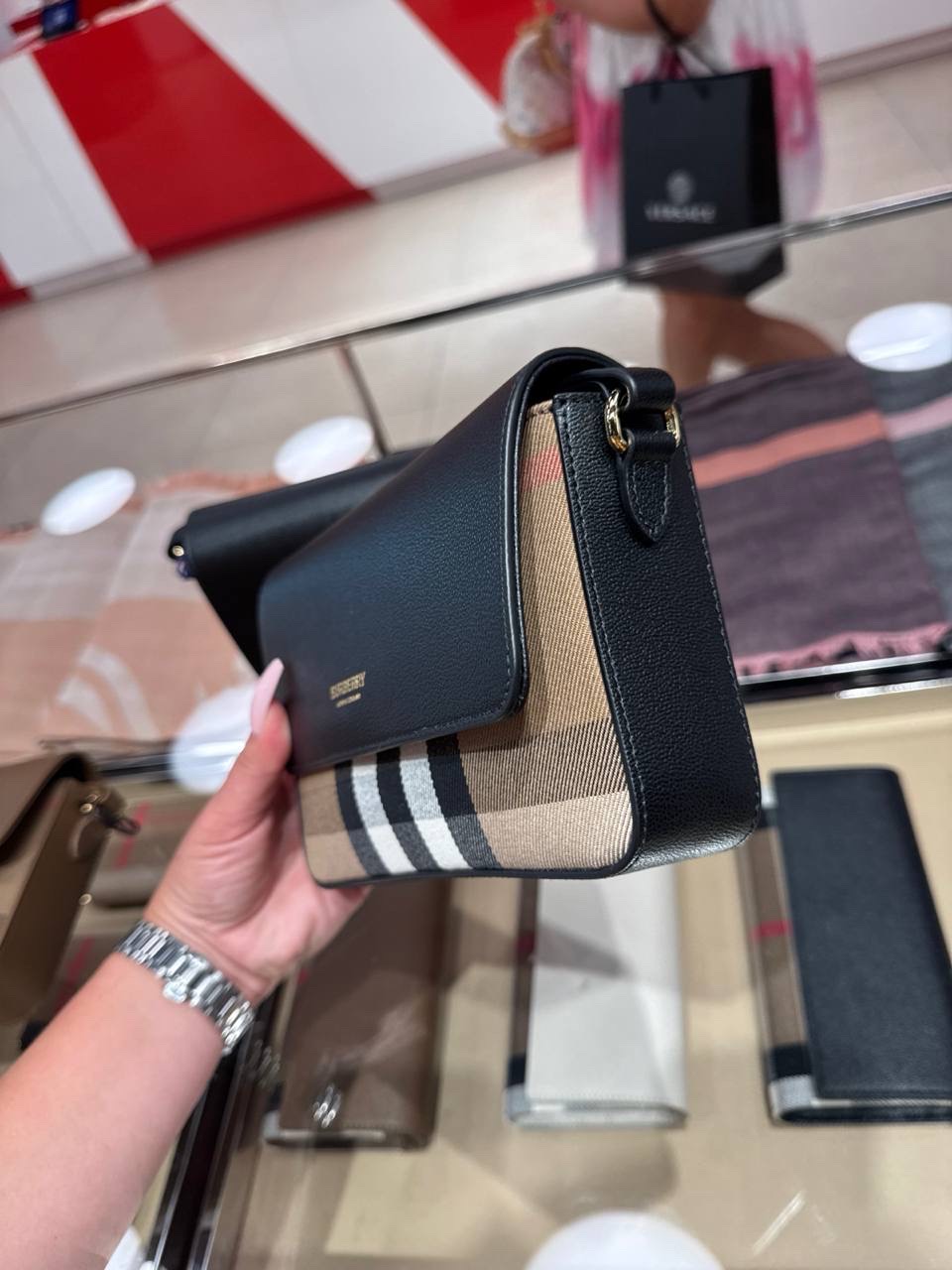 BURBERRY Crossbody bags side view - Women's luxury Bags