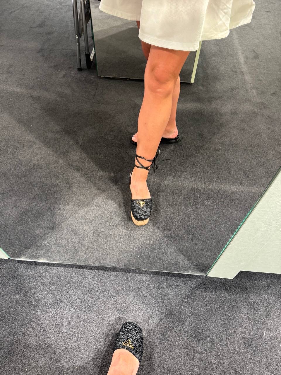 PRADA Sandals side view - Women's luxury Shoes