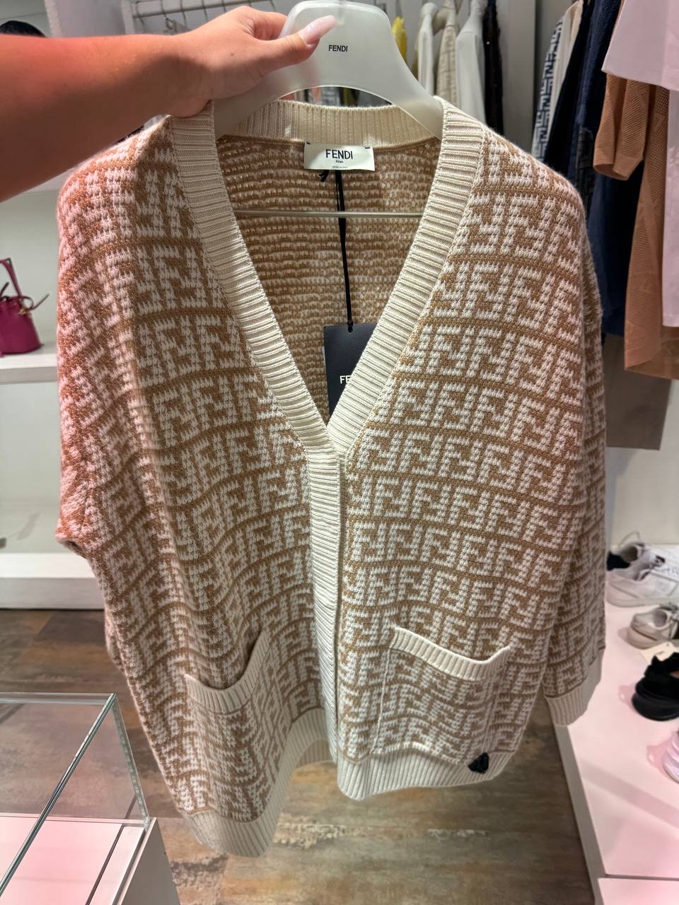 FENDI Cardigans front view - Women's luxury Clothes