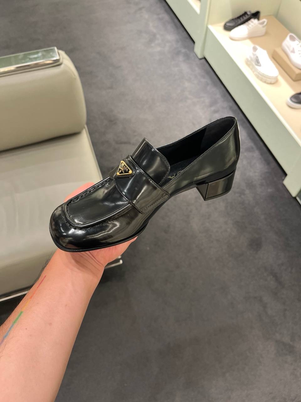 PRADA Loafers side view - Women's luxury Shoes