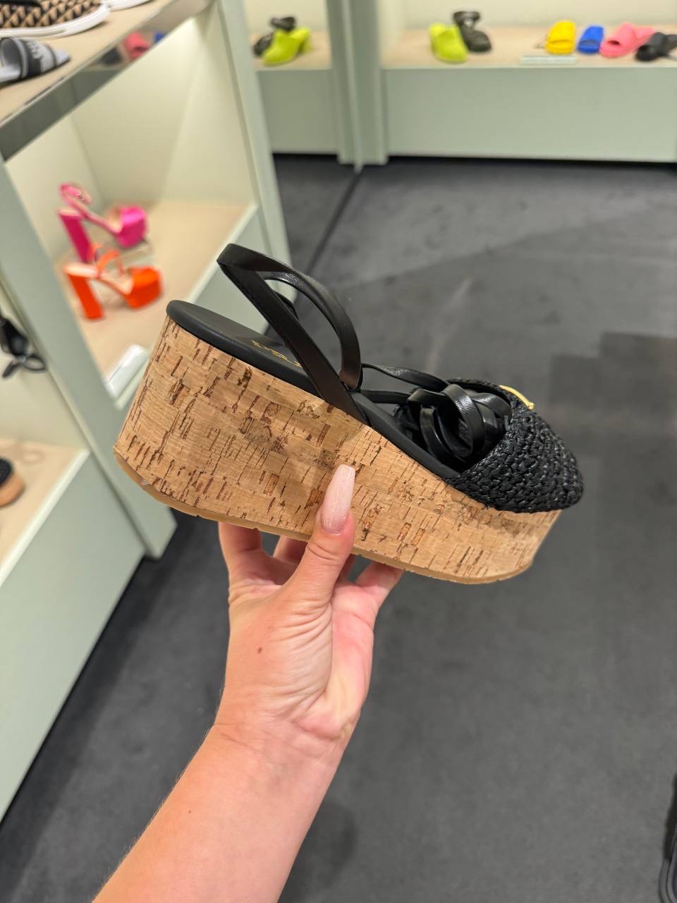 PRADA Sandals side view - Women's luxury Shoes