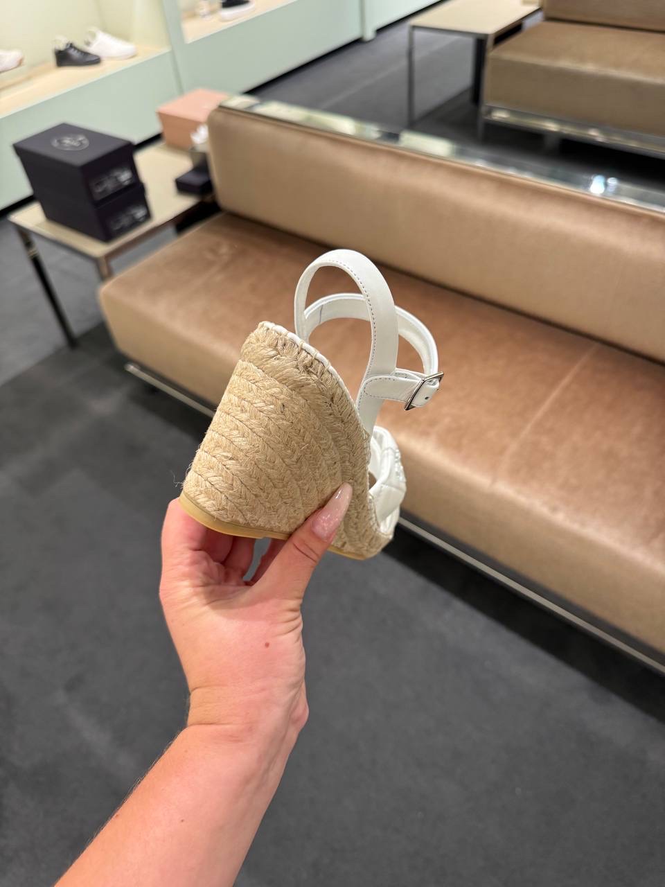 PRADA Sandals side view - Women's luxury Shoes