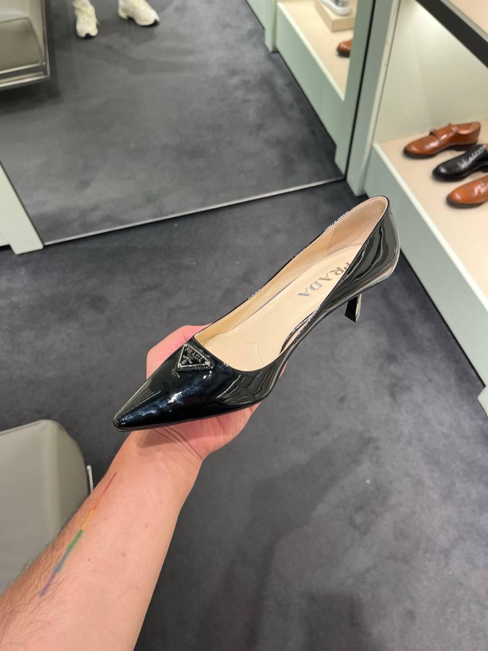 PRADA Pumps side view - Women's luxury Shoes