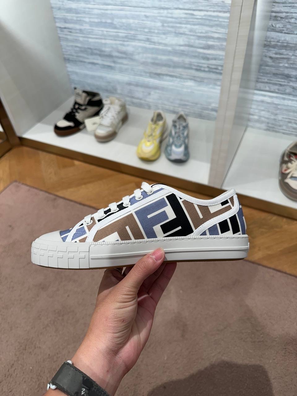 FENDI Sneakers side view - Women's luxury Shoes