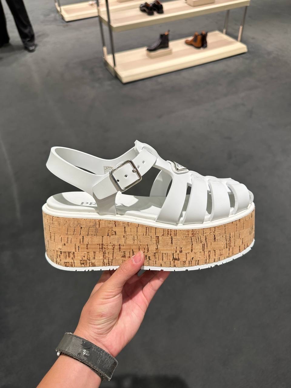 PRADA Sandals front view - Women's luxury Shoes