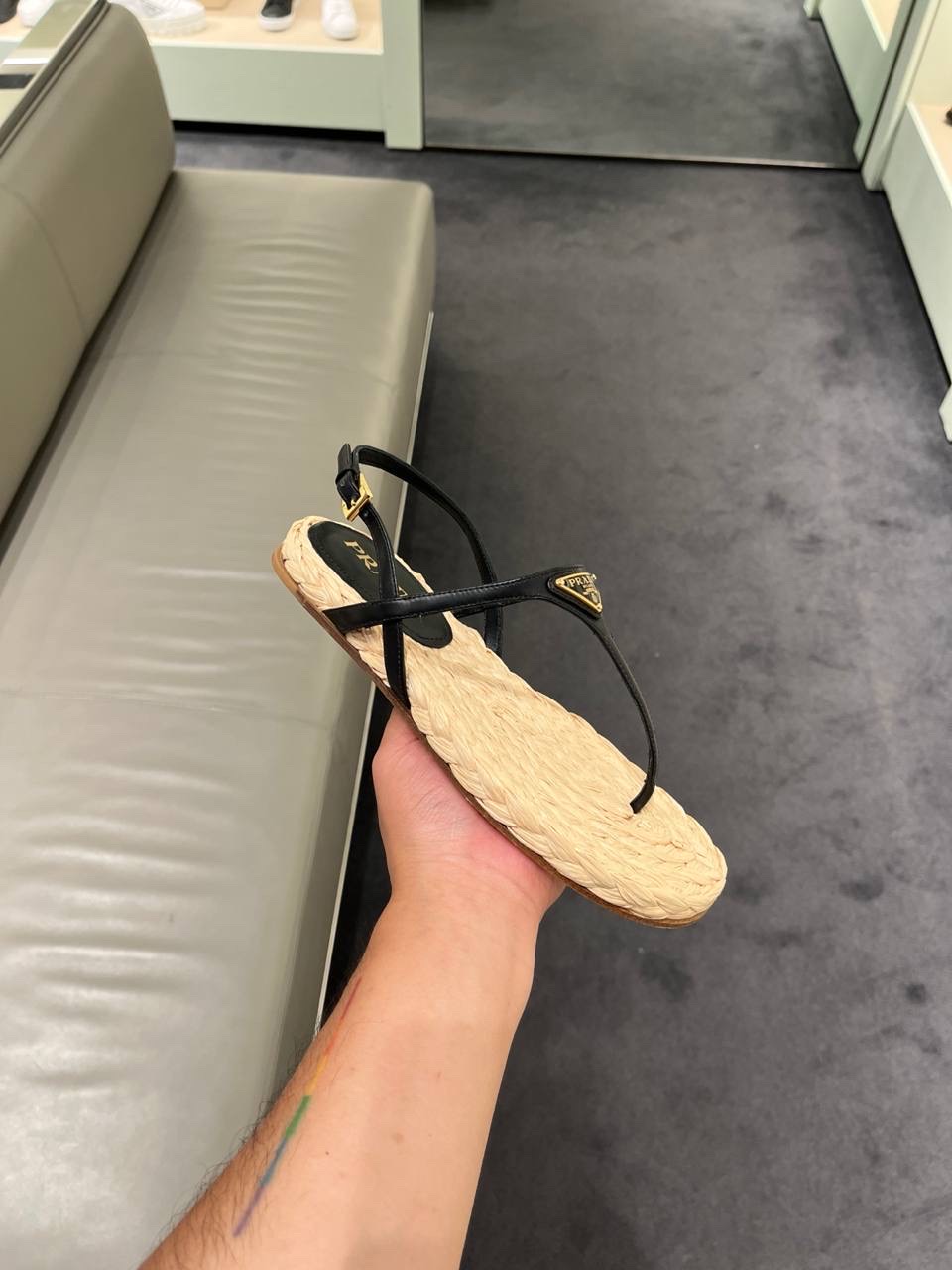 PRADA Sandals front view - Women's luxury Shoes