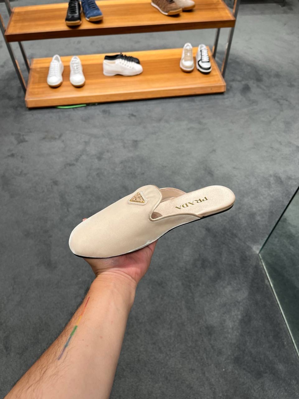 PRADA Mules side view - Women's luxury Shoes