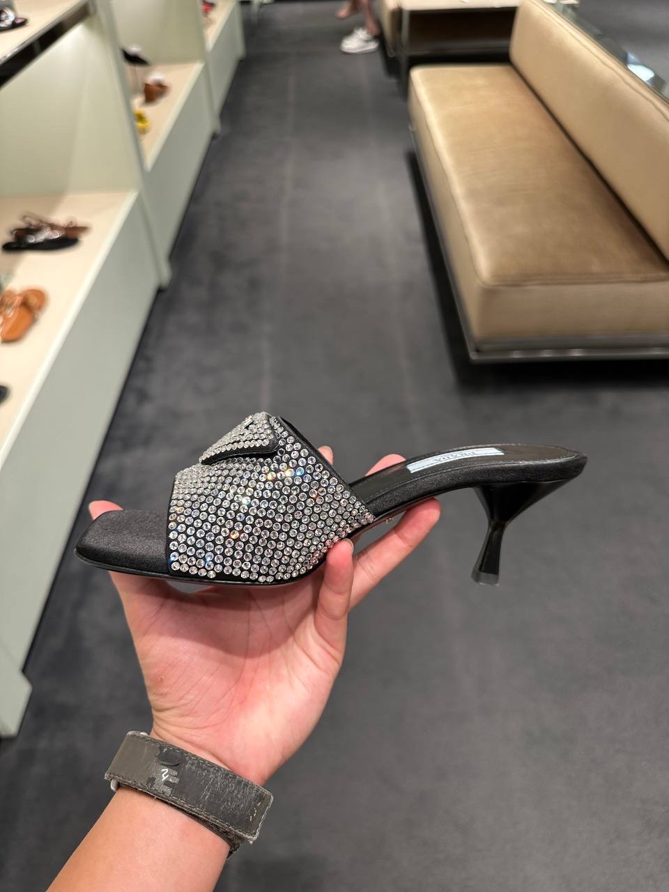 PRADA Sandals front view - Women's luxury Shoes