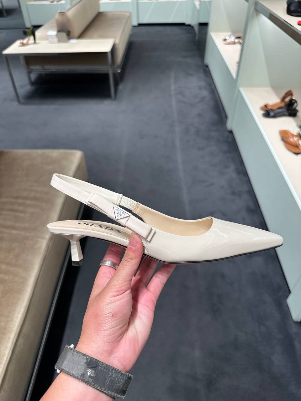 PRADA Sandals front view - Women's luxury Shoes