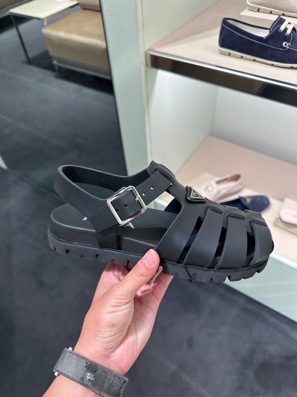 PRADA Sandals front view - Women's luxury Shoes