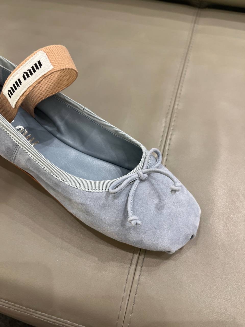 MIU MIU Ballerinas side view - Women's luxury Shoes