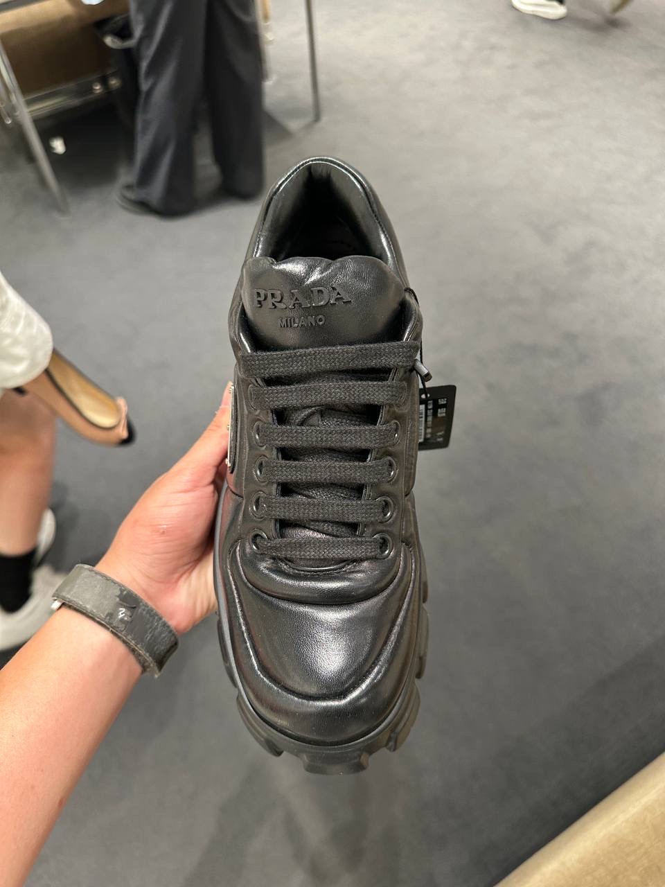 PRADA Boots side view - Women's luxury Shoes