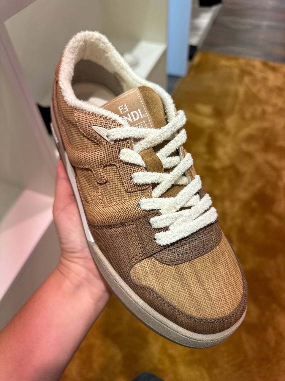 FENDI Sneakers side view - Men's luxury Shoes