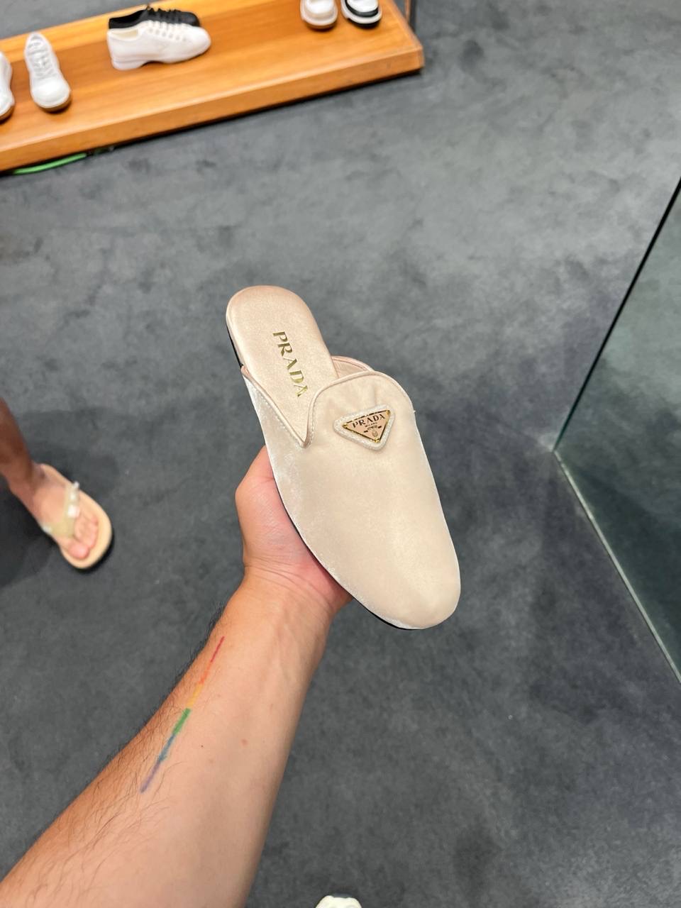 PRADA Mules side view - Women's luxury Shoes