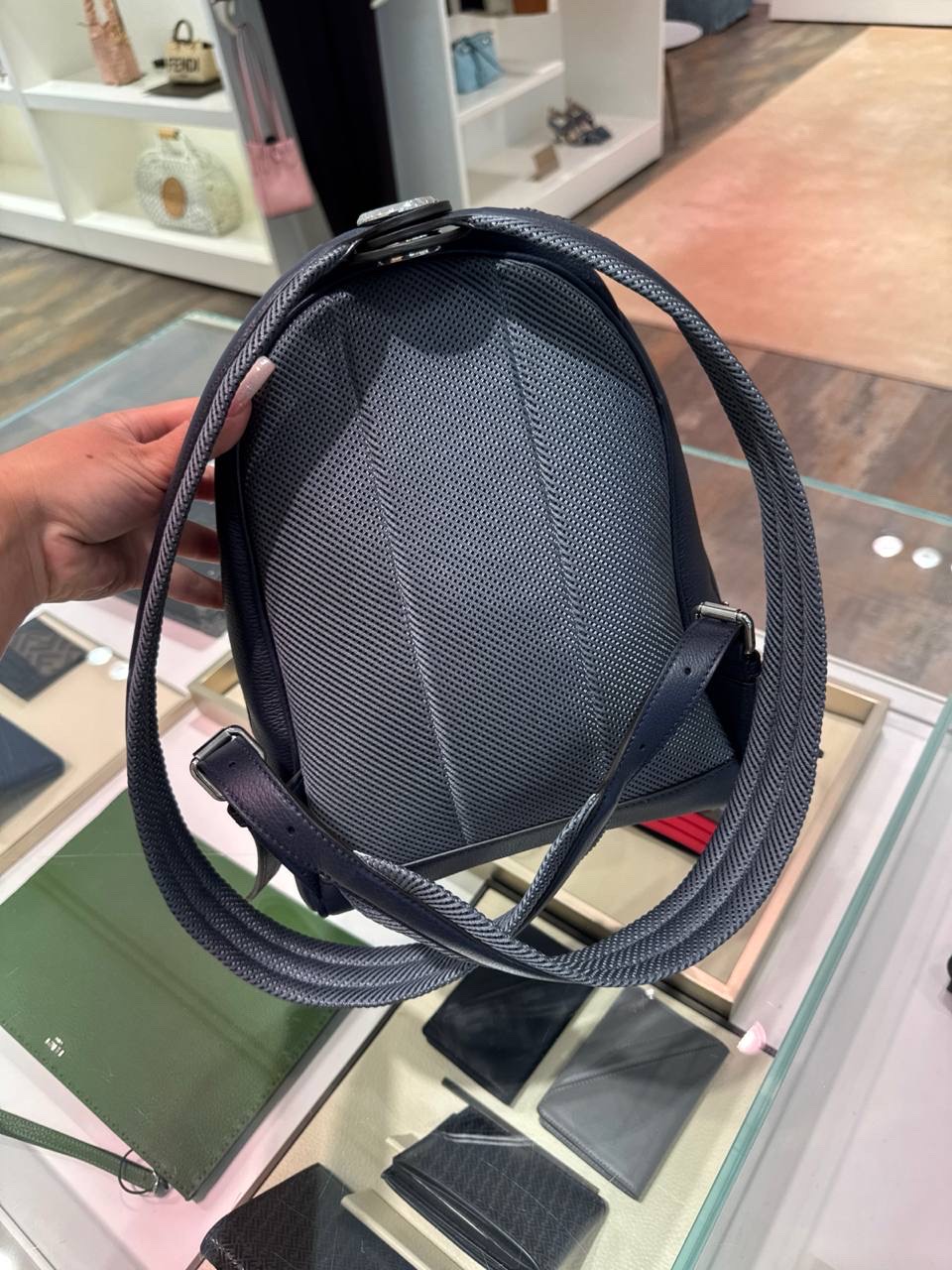 FENDI Backpack side view - Men's luxury Bags