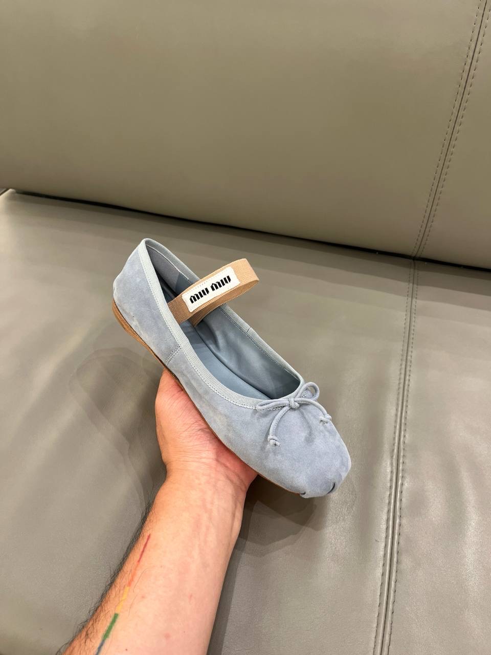 MIU MIU Ballerinas front view - Women's luxury Shoes