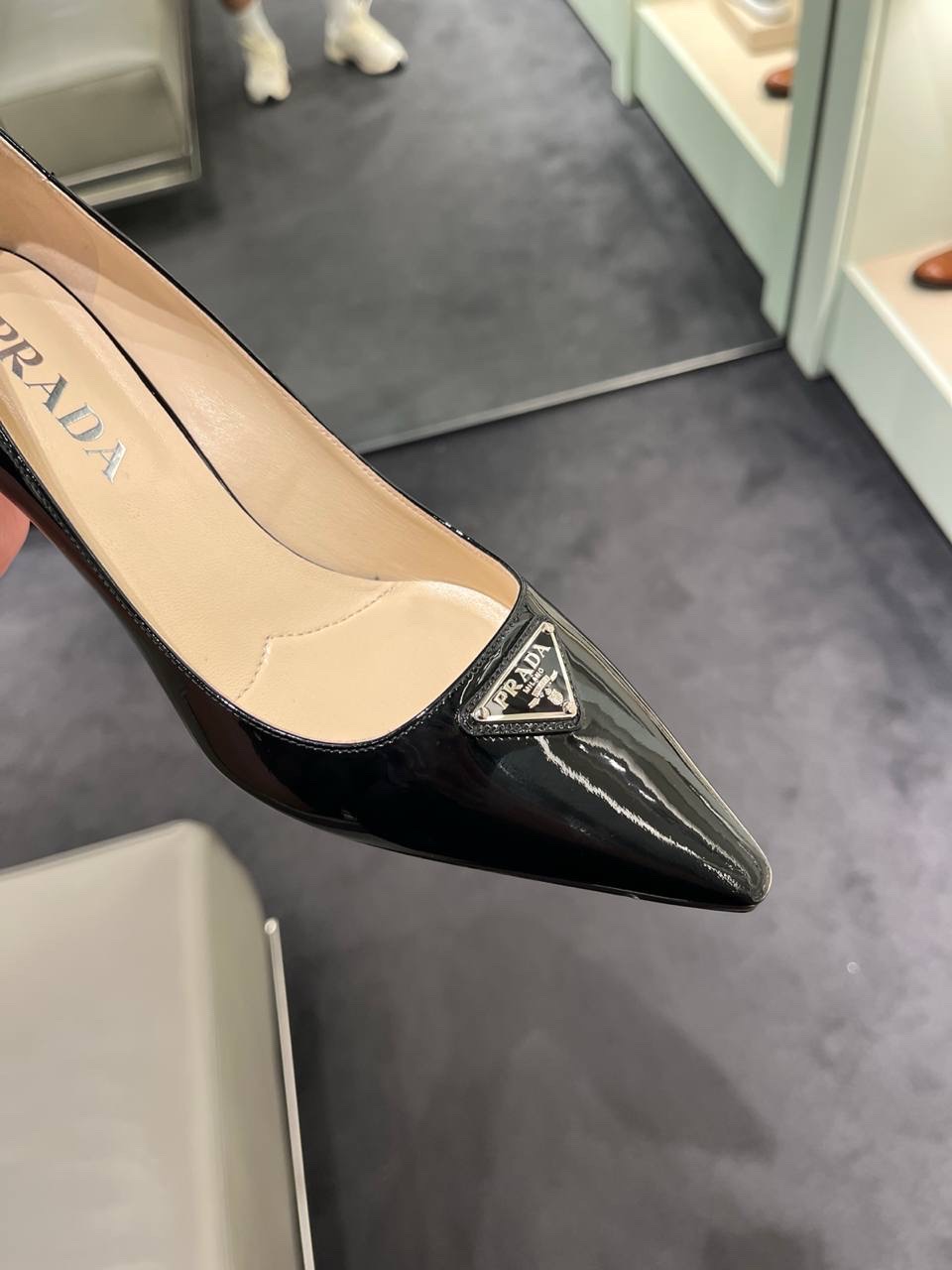 PRADA Pumps side view - Women's luxury Shoes