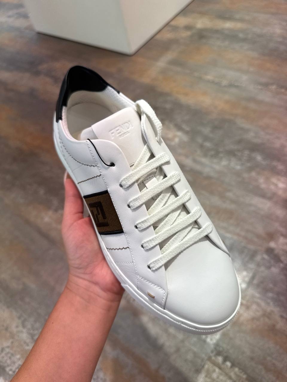 FENDI Sneakers side view - Men's luxury Shoes