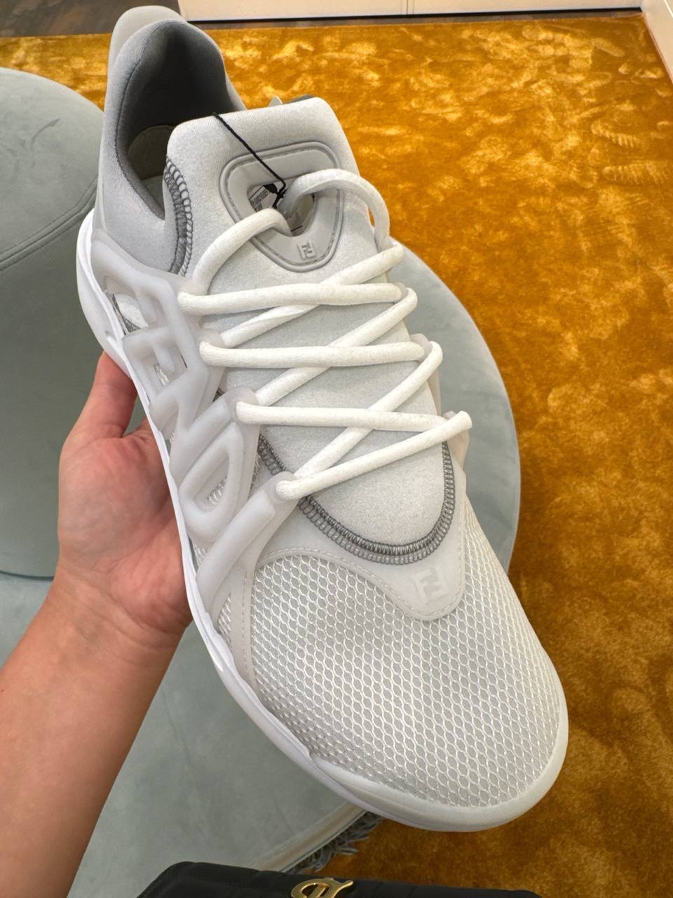 FENDI Sneakers side view - Men's luxury Shoes