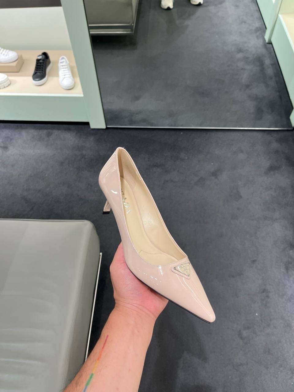 PRADA Pumps side view - Women's luxury Shoes