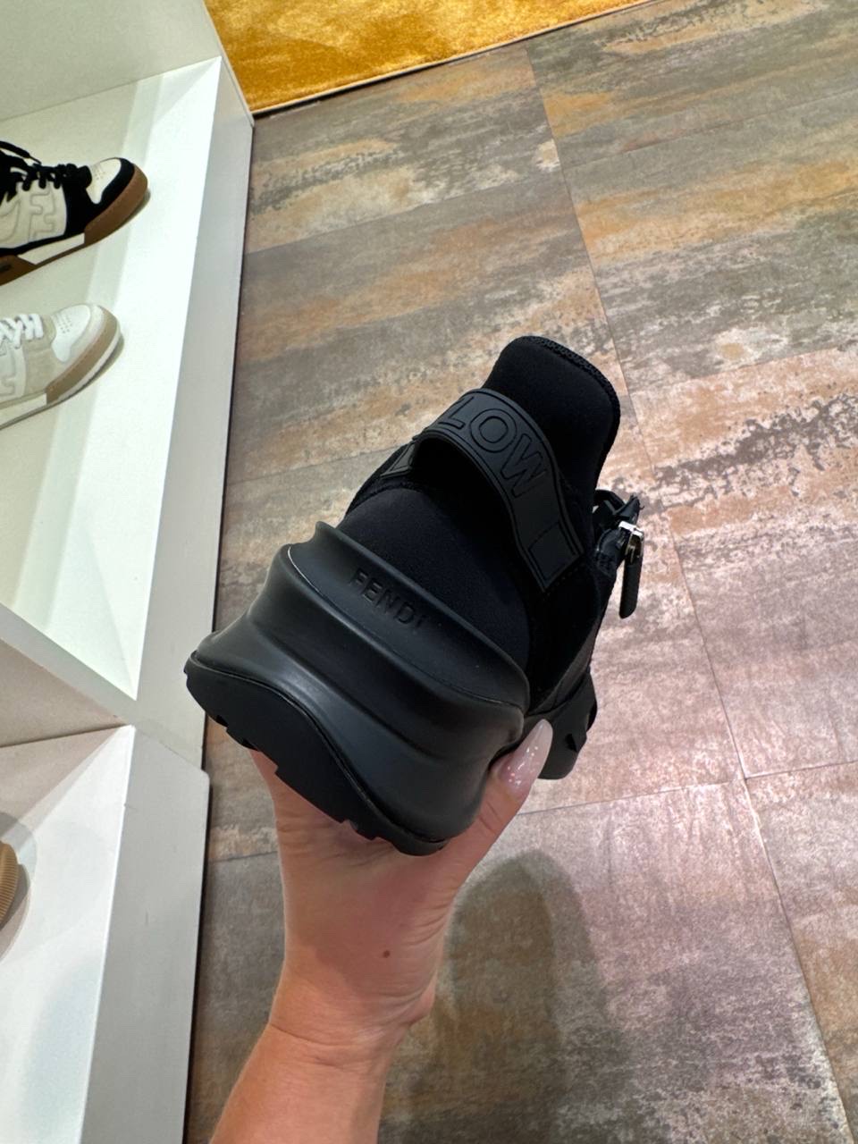 FENDI Sneakers side view - Men's luxury Shoes