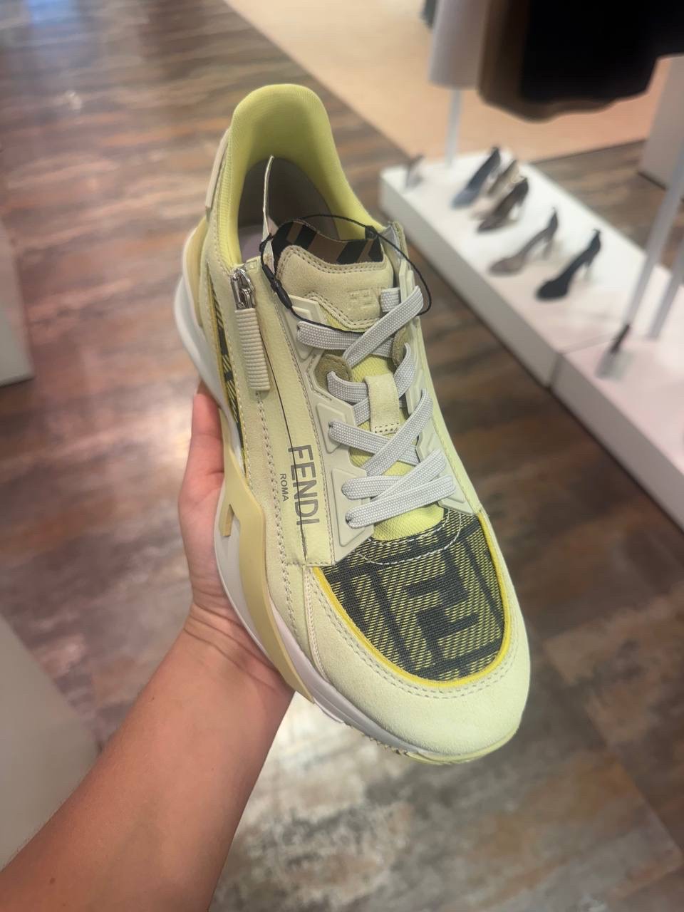 FENDI Sneakers side view - Women's luxury Shoes