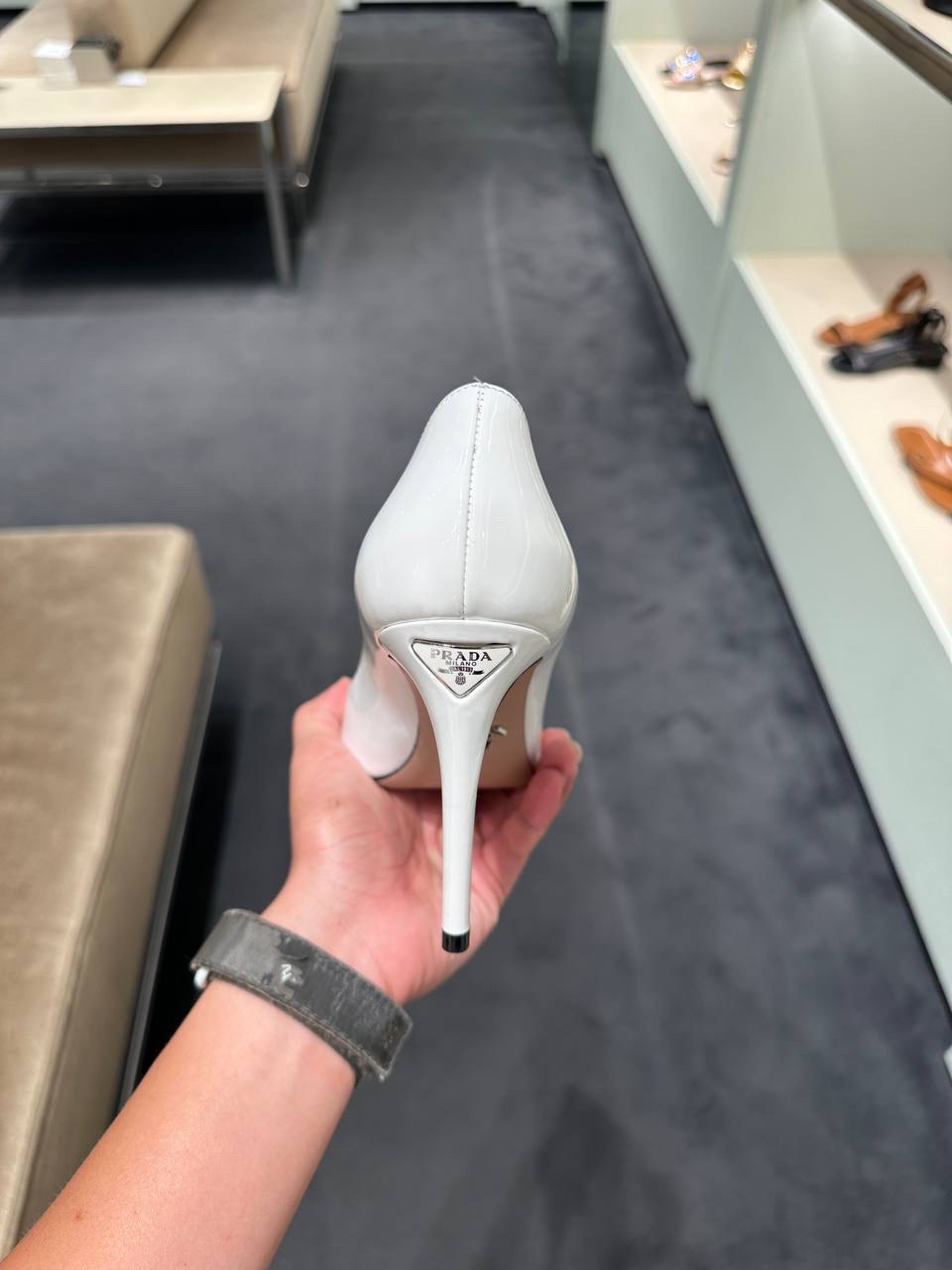 PRADA Pumps side view - Women's luxury Shoes