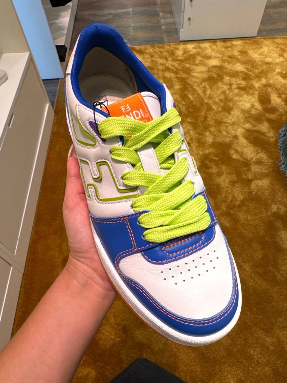 FENDI Sneakers side view - Men's luxury Shoes