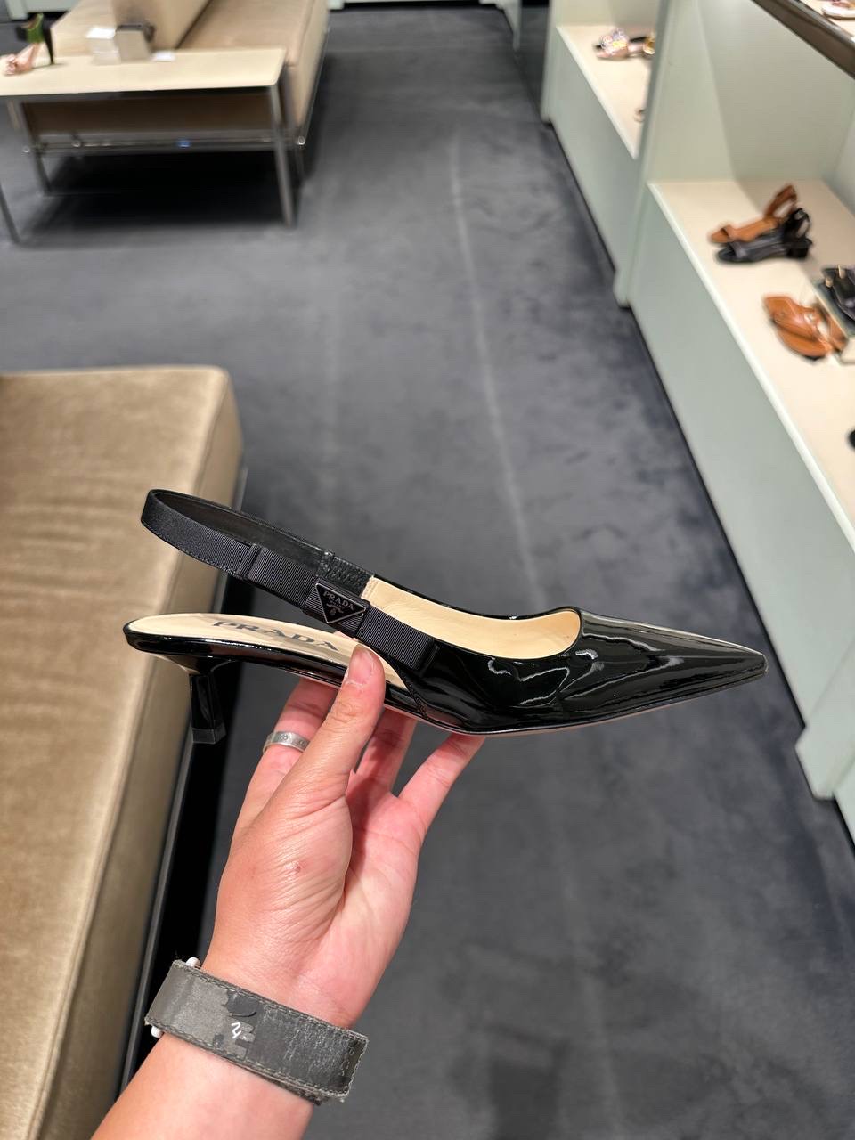 PRADA Sandals front view - Women's luxury Shoes