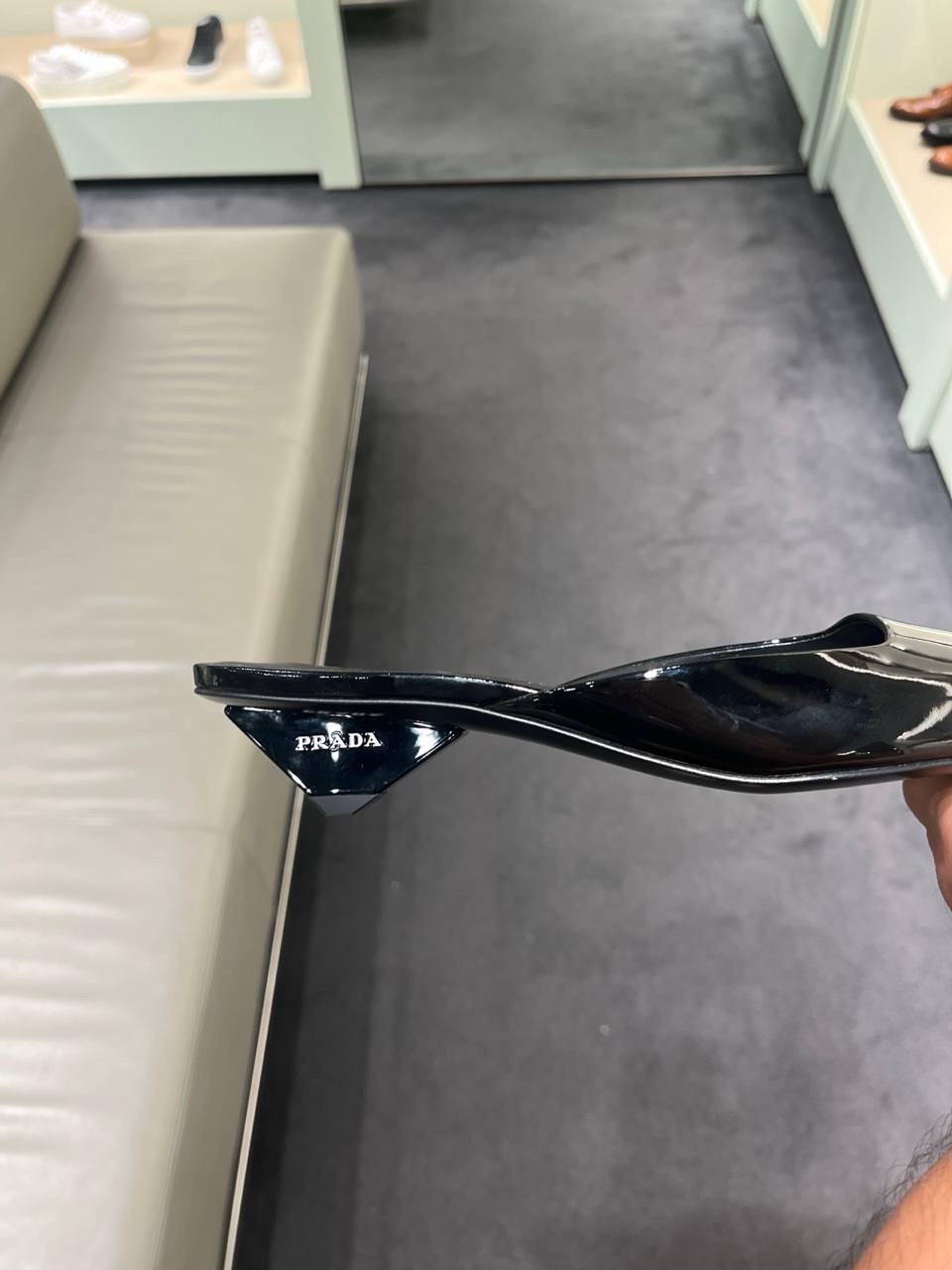 PRADA Mules side view - Women's luxury Shoes