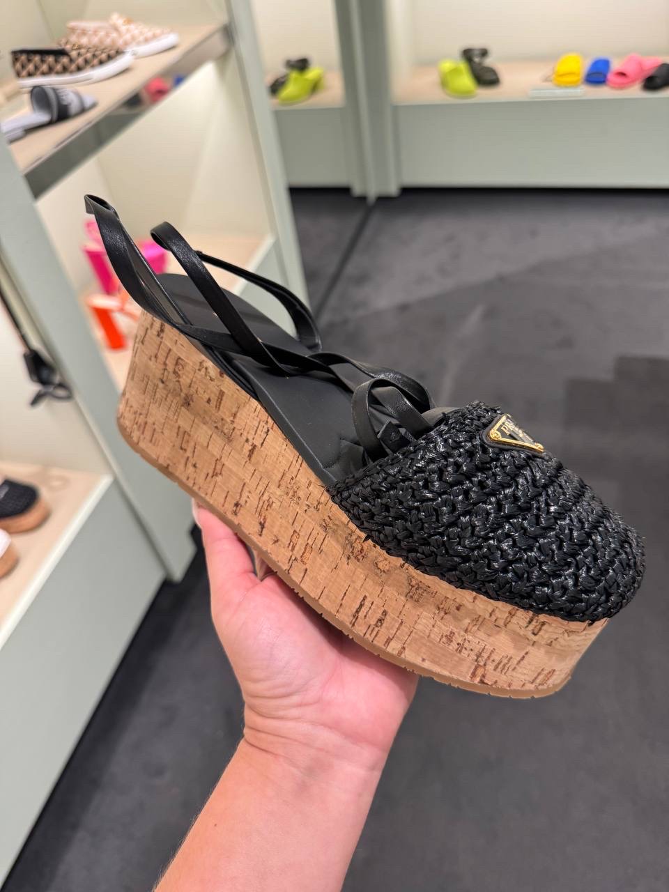PRADA Sandals front view - Women's luxury Shoes