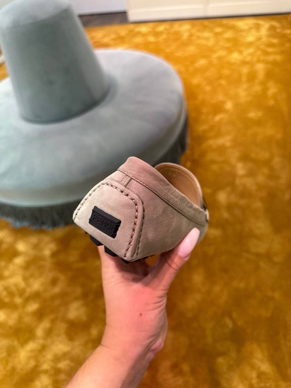 FENDI Moccasins side view - Men's luxury Shoes