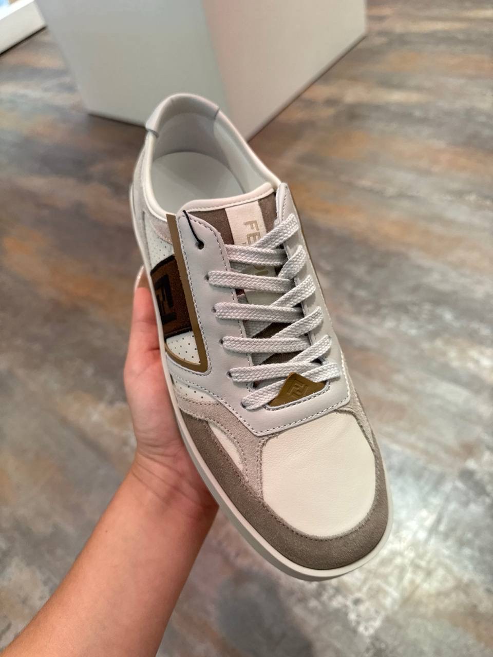 FENDI Sneakers side view - Men's luxury Shoes