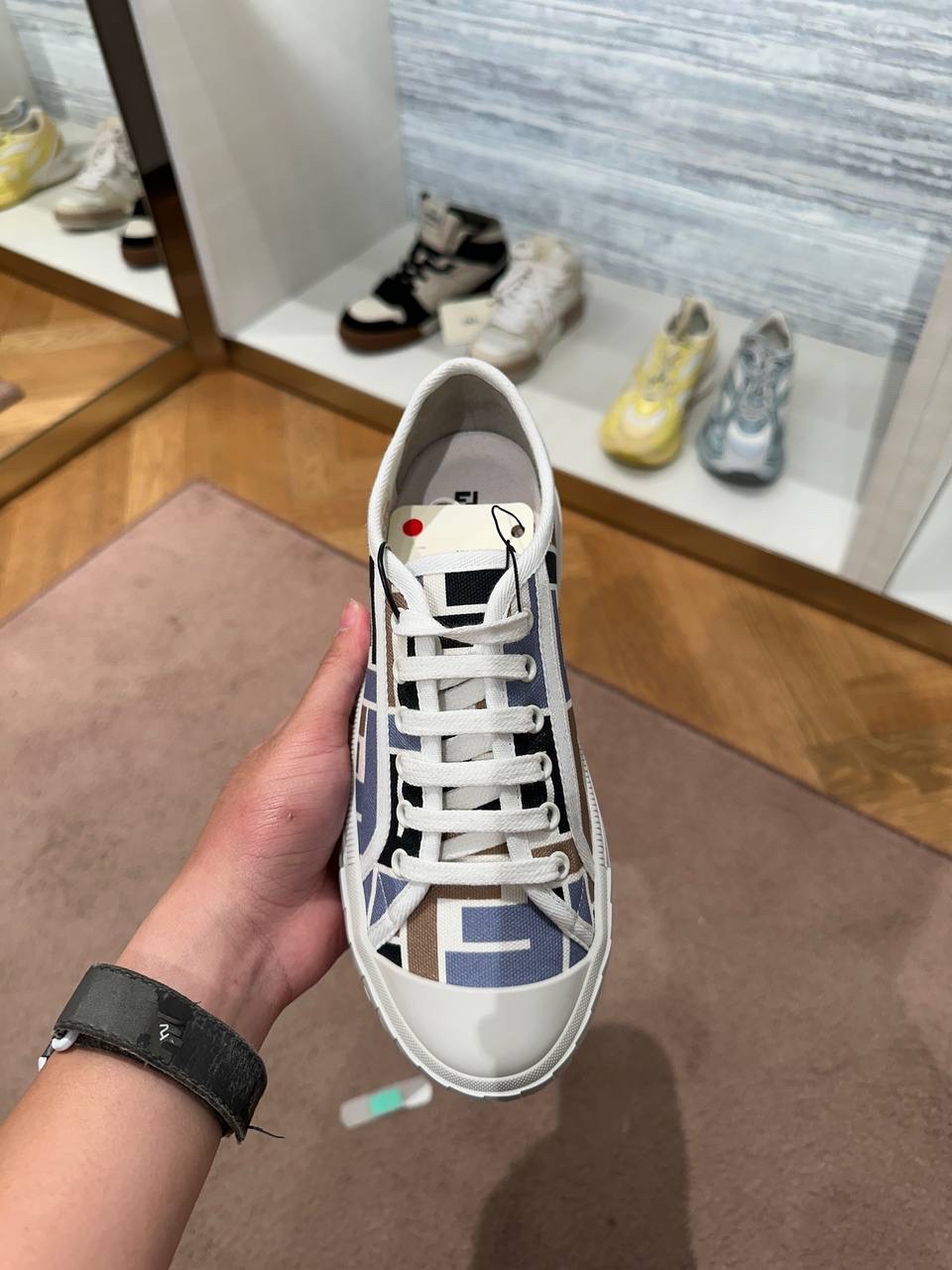 FENDI Sneakers side view - Women's luxury Shoes