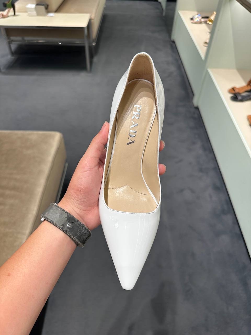PRADA Pumps side view - Women's luxury Shoes