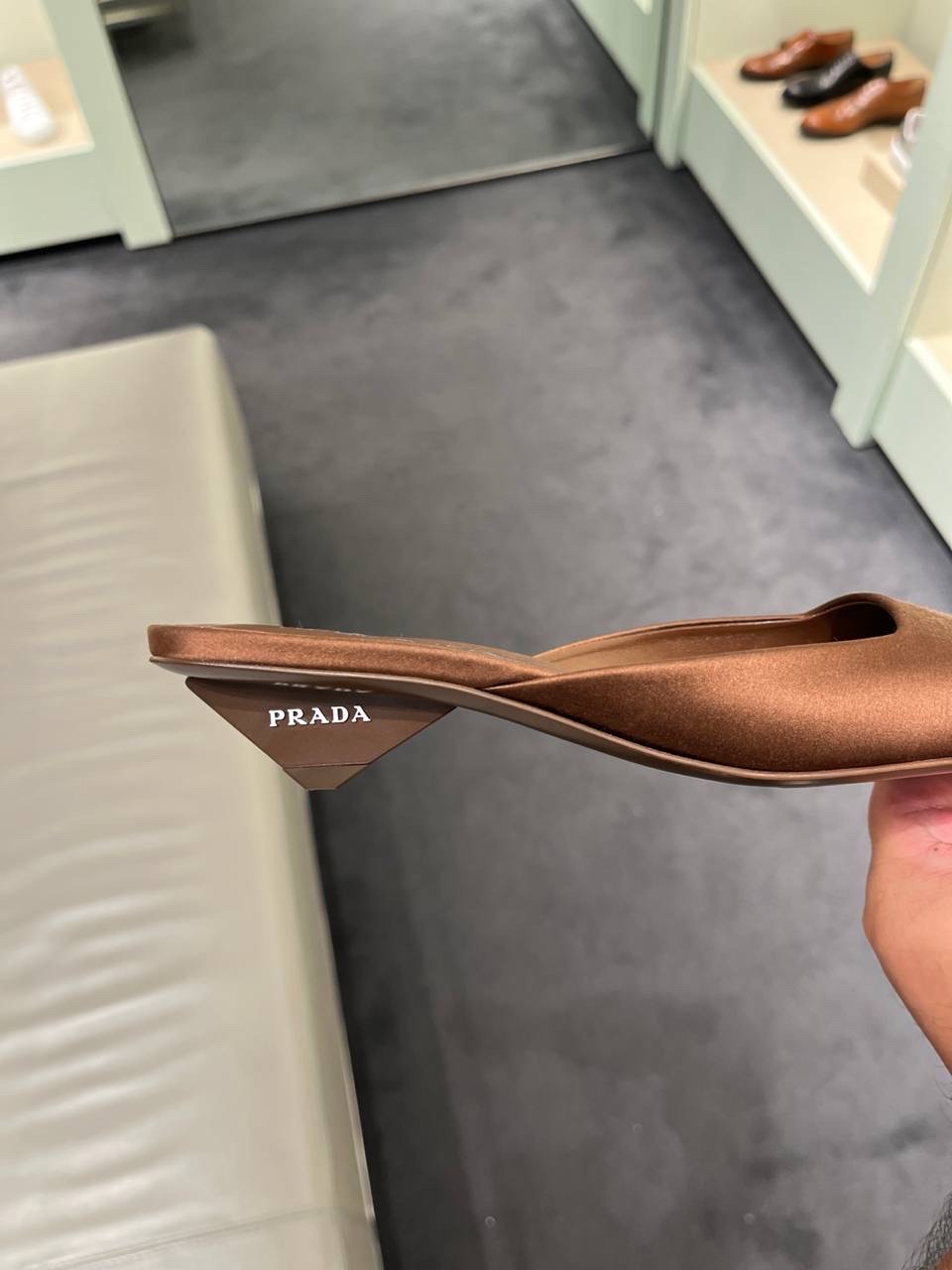 PRADA Mules side view - Women's luxury Shoes