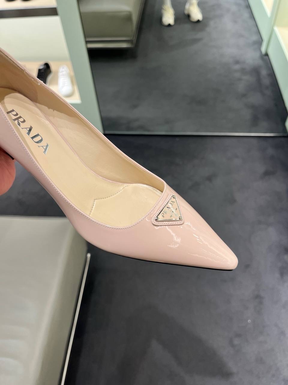 PRADA Pumps side view - Women's luxury Shoes