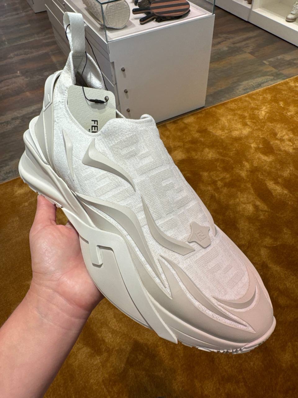 FENDI Sneakers side view - Men's luxury Shoes
